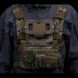 Tactical Molle peito Rig Acessórios, arneses Expansão, Airsoft Mag Titular, Placa de navegação ao ar livre, Telefone Portador Anexo - Image 6