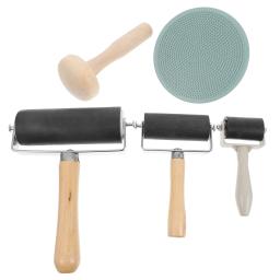 Rolo De Plástico Para Tinta De Impressão, Ferramentas De Artesanato De DIY, Suprimentos De Pintura, Estampagem, Brayer, Pintura - Image 5