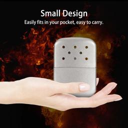 Aquecedor de mão portátil para acampamento ao ar livre, Mini fogão de bolso, Benzine Handwarmer, bolsa quente, inverno - Image 6