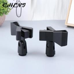 Clipe Primavera Universal para microfone, suporte flexível Mic, braçadeira Acessório, Black Mount Stand, plástico Mic Clamp, 1PC - Image 5