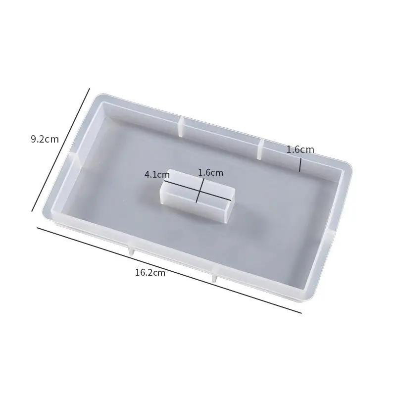 Forma do coração Molde de Silicone para Resina Epóxi, Cristal Ornamento do Amor, Molde com Base, Decoração para o lar, Artesanato DIY - Image 1