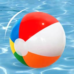 Bola de praia colorida inflável, festa na piscina, jogo aquático, esportes de praia, brinquedos divertidos para crianças, 3 peças - Image 6