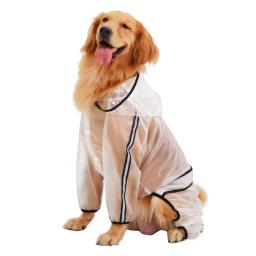 Impermeável com capuz para cães pequenos e grandes, Pet Care Jacket, Impermeável e Respirável, Dog Supplies - Image 1
