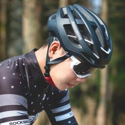 Rockbros capacete de bicicleta respirável ultraleve integralmente-moldado unisex à prova de choque ajustável estrada capacete ciclismo equipamentos - Image 2