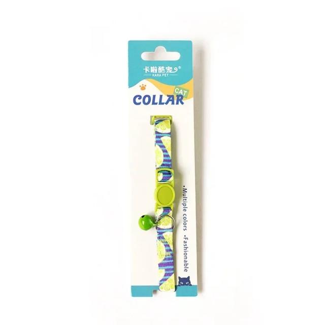 Colarinho Colorido Ajustável para Gatos e Cães com Sinos - 19-32cm, Atraente e Confortável para Pets