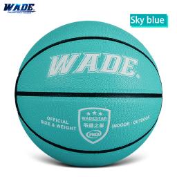 Bola de basquete de couro PU para adultos e crianças, bola interna com ferramentas gratuitas, WADE Número 3, tamanho 7, presente original - Image 3