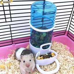 Alimentador automático do alimento do animal de estimação, alimentador de água, bacia do frasco, distribuidor do hamster, coelho, pássaro, alimentação animal pequena - Image 1