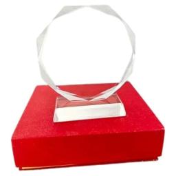 Troféu De Cristal Para Graduação, Medalha Em Branco Ornamentos, Empresa Prêmios Temporada, Comemorativa - Image 4