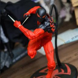 Messtooys escarlate vizinho spiderman figura ct brinquedos preto vermelho homem aranha estatueta bagunça brinquedos figura de ação modelo presentes brinquedos do miúdo - Image 2