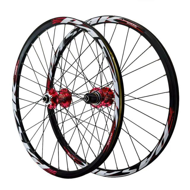 Pasak Conjunto de Rodas MTB 24 Polegadas Liga de Alumínio 32 Furos 6 Parafusos Freio a Disco
