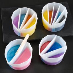 Silicone Pour Split Cup para Pintura Derramando, Epoxy Mix, Tinta Acrílica DIY, Resina Mold Fluid, Art Split Cups, Ferramentas de Fazer Jóias - Image 2