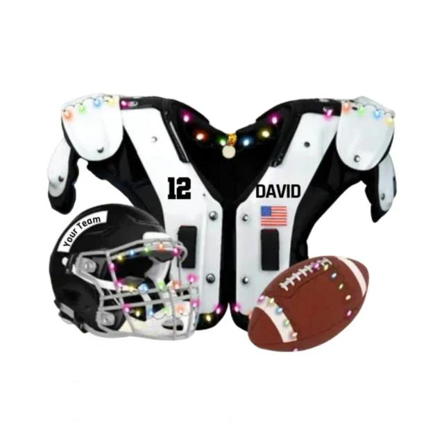 Pingente de Futebol Americano com Capacete: Um Presente Vibrante para os Amantes do Esporte