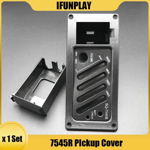 Equalizador Preamp para Guitarra Acústica com Captador Piezo e Caixa de Bateria 9V, Suporte e Tampa do Compartimento - EQ 7545R