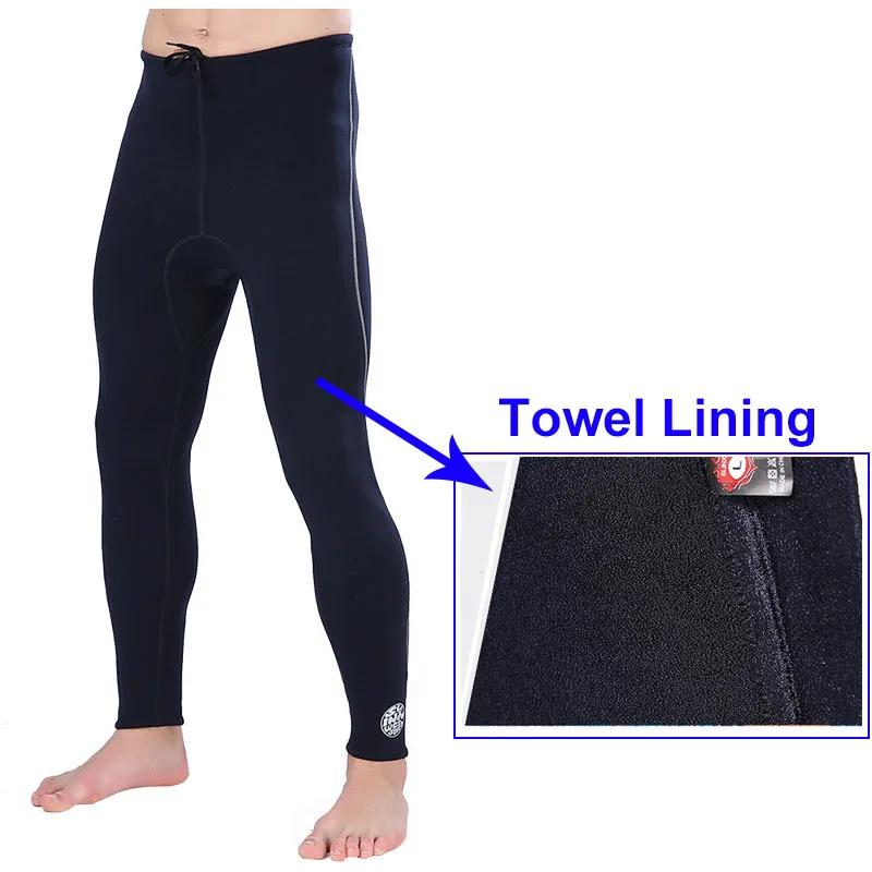 Roupa de mergulho masculina, camisa/calças de moletom de neoprene de 3mm, roupas de mergulho com fundo superior e duas peças para mergulho - Image 1