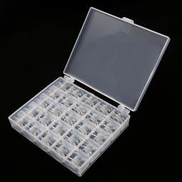 Caixa De Plástico Da Máquina De Costura, Carretel Com Fio, Caixa De Armazenamento, Ferramentas, Vazio, 10-25 Pcs, Conjunto - Image 3