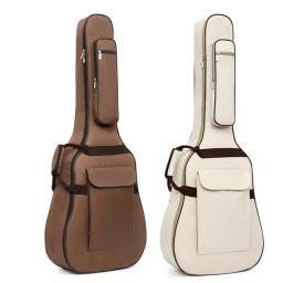 Impermeável guitarra acústica Gig Bag, Soft Case com alça de pescoço, estofamento grosso, 40 polegadas, 41 polegadas, 10mm - Image 1