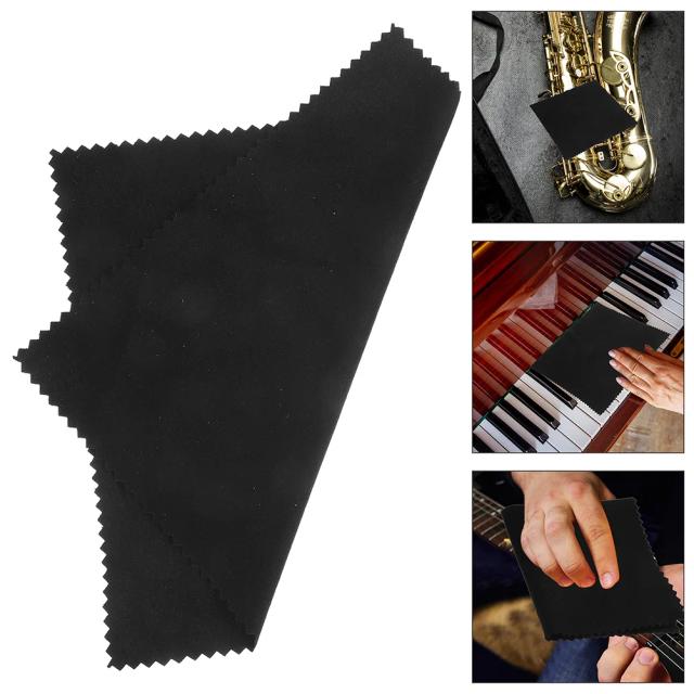 Kit de 12 Panos de Limpeza em Microfibra para Instrumentos Musicais - Violino, Violoncelo, Clarinete, Guitarra e Mais