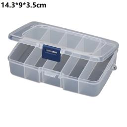1 pçs parafusos de ferramenta de plástico caixa de armazenamento ic organizador de artesanato pequena parte recipiente caso para peças de ferramentas de armazenamento - Image 2