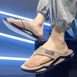 Chinelos masculinos de verão, sandálias esportivas de praia, casuais, moda ao ar livre e tendência, sapatos confortáveis, casa, sapatos para casa - Image 4