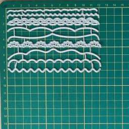 Cartões de renda metal estêncil molde corte dados decoração scrapbooking morrer cortes álbum papel artesanato em relevo diy cartão artesanato - Image 2