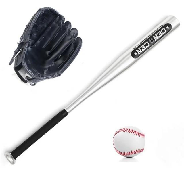 Baseball Bat Leve para Viagem com Bolsa, Luvas de Beisebol e Acessórios, 25"