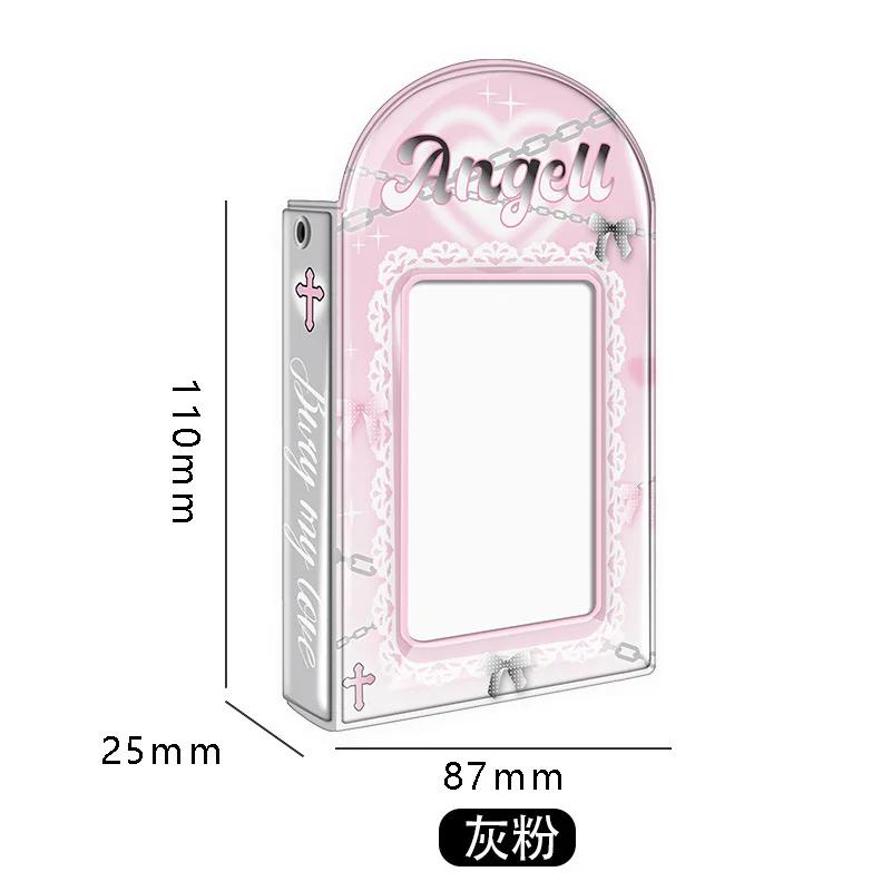Estrela Aidou Pequeno Álbum De Armazenamento De Cartão, Cartão Postal Lomo Livro, KPOP Pequeno Cartão De Armazenamento Folheto, 3" - Image 1