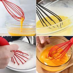 10-12 Polegada Silicone Waters Manual Casa Cozinha Ferramentas De Cozimento Egg Bllender Creme Disater - Image 5