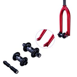 Gateshark acessórios de bicicleta através do eixo adaptador liga 7075 tamanho 20-10mm bmx corrida mtb downhill anodização cores narval cl - Image 6
