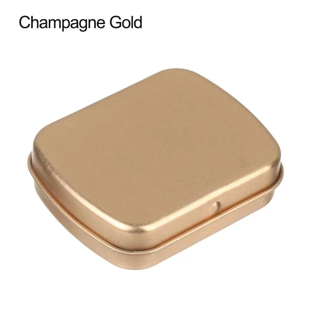 Pequeno Flip Iron Box Recarregáveis, Mint Nail Knife Metal Box, Candy Packaging Box, Jar de lata de alumínio, Cosmetic Container, Tea Latas, 1 Pc - Image 1