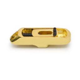 Ponte de guitarra de corda única, Body Trough String, Tipo dividido, Partes individuais, Preto, Dourado, Ch, 10,5x45,5mm - Image 4