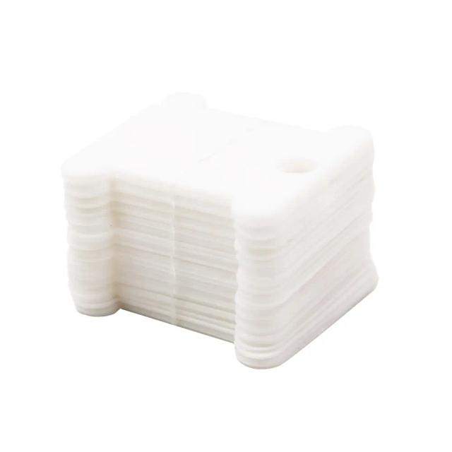 Organizador de Costura em Plástico com Suporte para Bobinas e Cartão de Fio Bordado - Kit de Ferramentas DIY para Ponto Cruz com 30 Peças