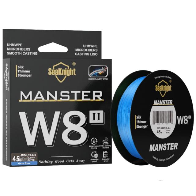 SeaKnight Linha de Pesca MONSTER W8 II 8 Fios 150M-500M 15LB-100LB