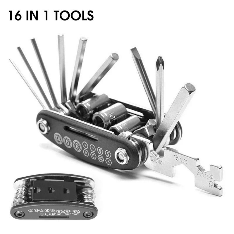 West biking multi-ferramenta portátil ciclismo bicicleta reparação ferramentas kit multifunções chave de fenda conjuntos de corrente acessórios da bicicleta - Image 1