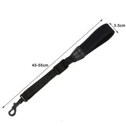 1pc elástico saxofone pescoço cinta preto grosso macio acolchoado cinta saxofone pescoço cintas para soprano tenor alto barítono sax - Image 6