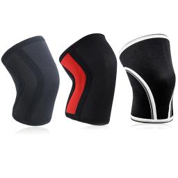 Mangas de joelho de compressão para homens e mulheres, 7mm, protetor de joelho neoprene, fitness, ginásio, apto para halterofilismo, agachamento, suporte, esportes, 1 pc - Image 5