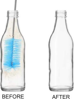 Escova de limpeza do aquário para mangueira, aço inoxidável, flexível, tubo duplo, acessórios do aquário, tubo de ar, 90 cm, 155 cm, 200cm - Image 6