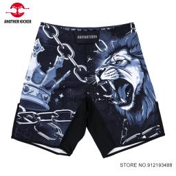 Shorts de boxe MMA para homens, impressão animal, artes marciais, BJJ Grappling, gaiola de Kickboxing, ginásio Fitness, calças de luta - Image 4