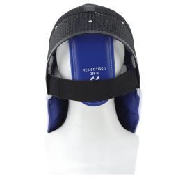 Capacete protetor de esgrima com babador acolchoado, Máscara Esgrima Sports, Equipamento protetor para prática diária e competição, Preto - Image 4