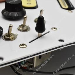 Captador de pickguard de guitarra elétrica ssh com fiação singlecut carregado prewired pick-up única bobina de trilho duplo humbucker - Image 6