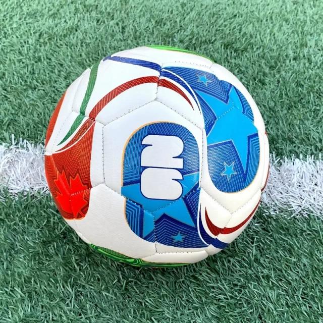 Bola de Futebol Profissional 2026 PU Tamanho 5 para Treinamento Outdoor