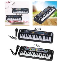 ABS Digital Teclado Piano Eletrônico com Mic, 37 Teclas, Brinquedo Musical Educacional - Image 6