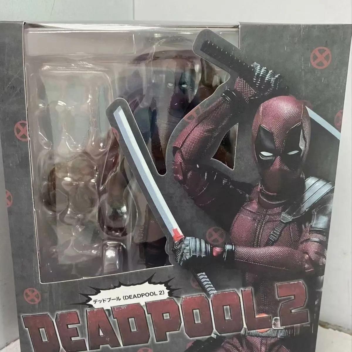 Shf Deadpool Action Figure Toy, Dead Pool Modelo, Estátua de Boneca, Kit de Garagem, Colecionáveis, Alta Qualidade, Vários Acessórios, Kids Gifts - Image 4