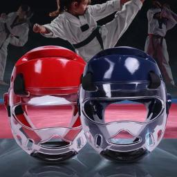Profissional protetor de cabeça de taekwondo capacete mma muay thai boxe taekwondo karate guarda cabeça wtf kickboxing - Image 1