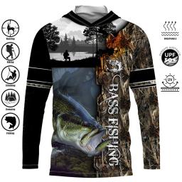 Camisa masculina de pesca manga longa, camisa performance, tops secagem rápida, vestuário respirável, proteção UV, UPF 50 Plus, 2022 - Image 1