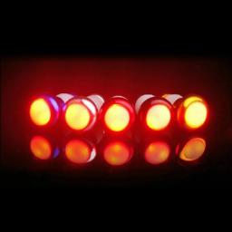 Led luz de segurança para ciclismo, bicicleta volta sinal, guidão, plug final, luz vermelha, magnético, 1 par - Image 3