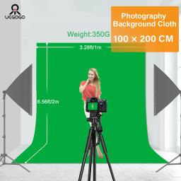 Zomei 1x2m fotografia fundo pano de fundo suave musselina algodão tela verde chromakey pano de fundo para estúdio foto vídeo - Image 1