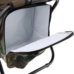 Cadeira dobrável portátil mochila, cadeira simples para acampar e pesca, várias cores, misto, 1 assento, equipamento ao ar livre - Image 4