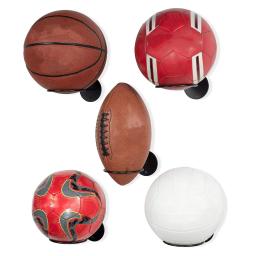Wall-montado basquetebol armazenamento Display titular, bola racks, futebol, rugby, pendurado stand, economia de espaço, decoração de casa, 3pcs - Image 5