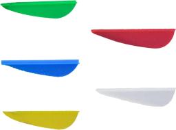 Flechas de tiro com arco pena flexhing 1.75 Polegada pena de borracha fleching setas palhetas para a caça tiro ao alvo diy setas 50 pçs - Image 5