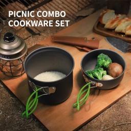 Utensílios De Cozinha De Acampamento Ultraleve, Louça Ao Ar Livre, Conjunto De Panela, Caminhadas, Piquenique, Viagem, Suprimentos De Pratos Turísticos, Equipamento - Image 1